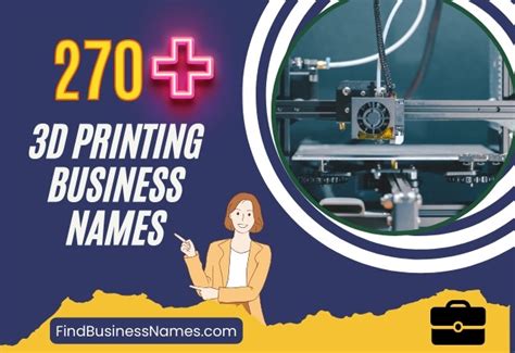 3D Printing Business Names (2024): 3D Printing Company .